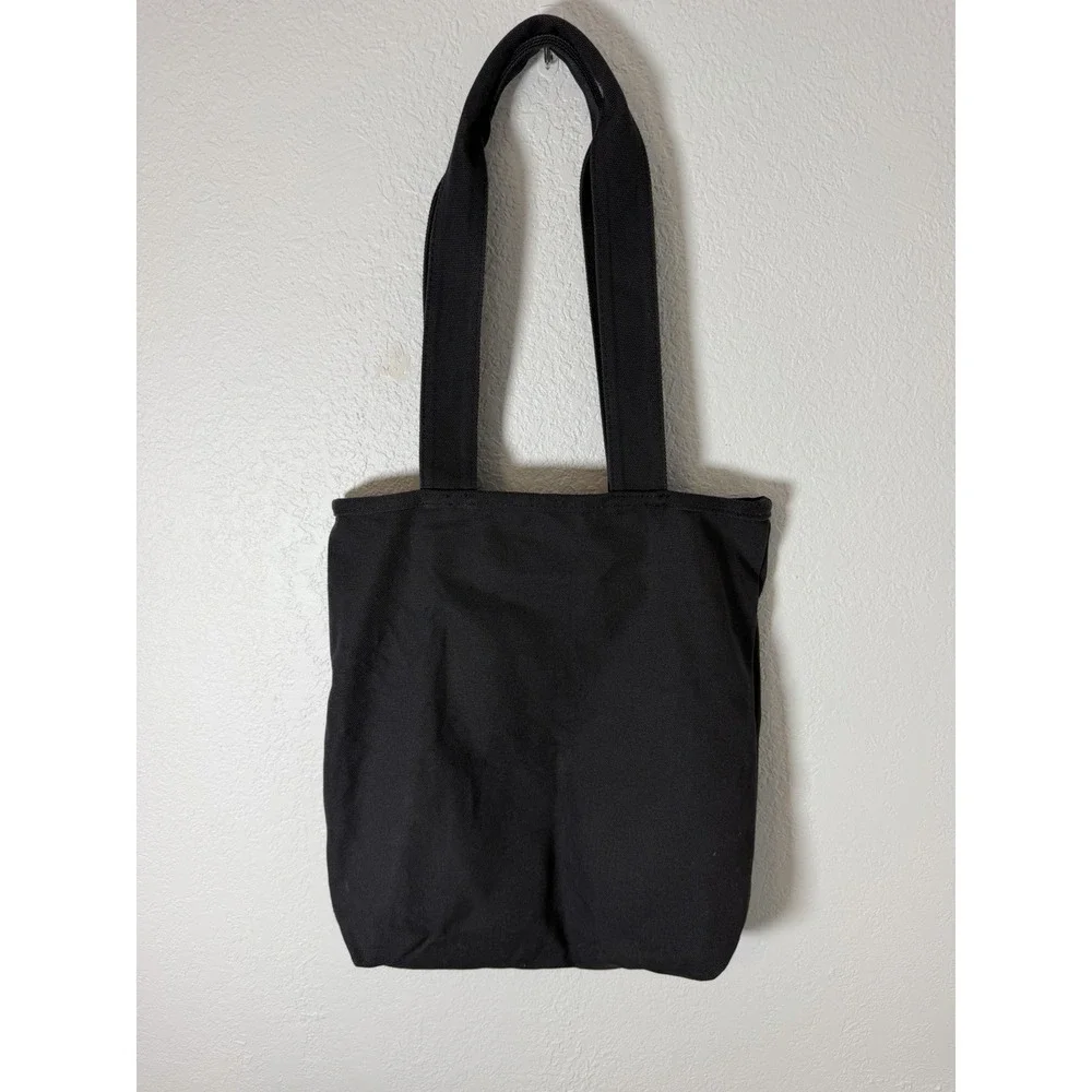 Jordan Worldwide Graphic Print Tote Bag Black Open Top Double Handles-Off Noir